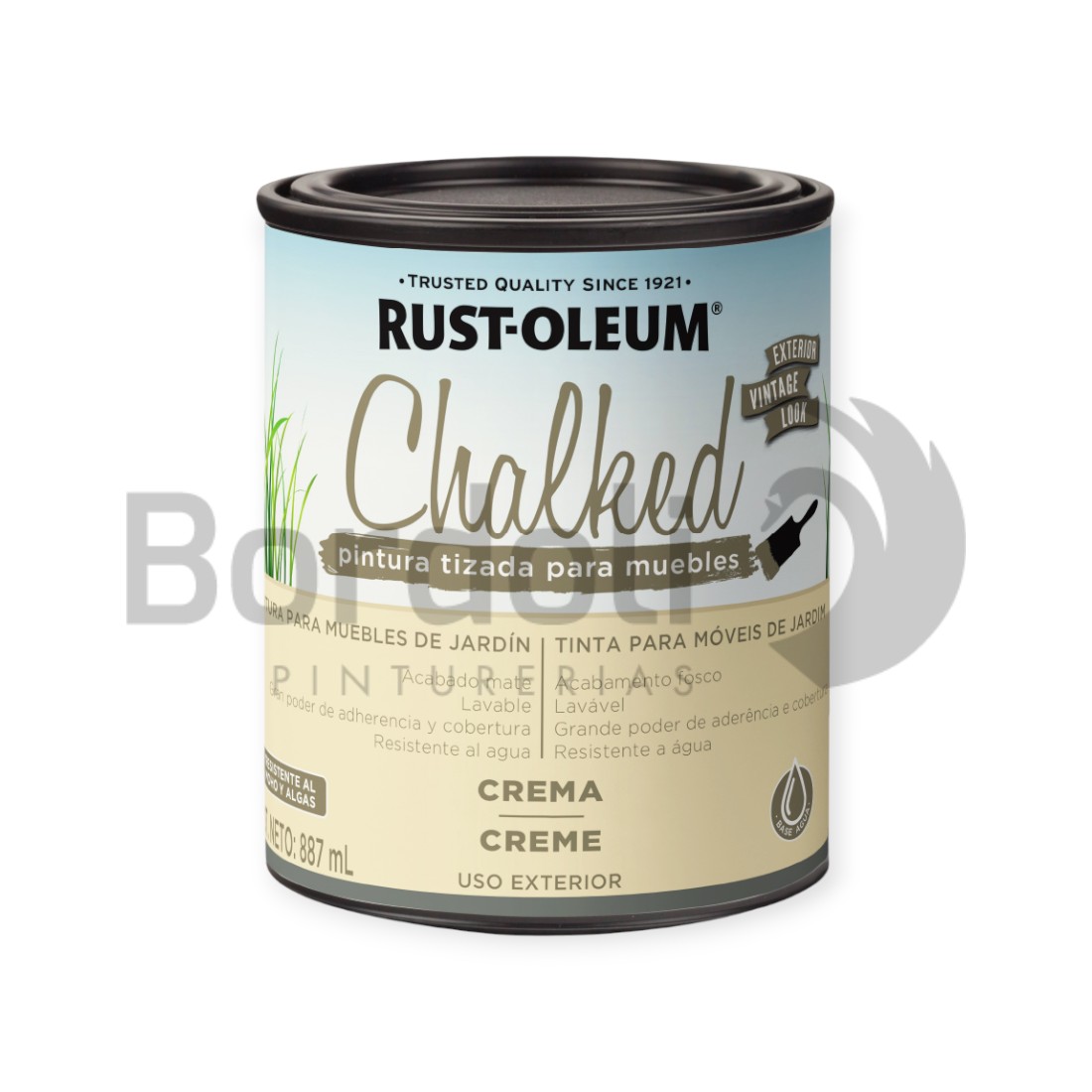 RUSTOLEUM EXT BROCH CREMA ULTRA MATE BROCH 887 ML