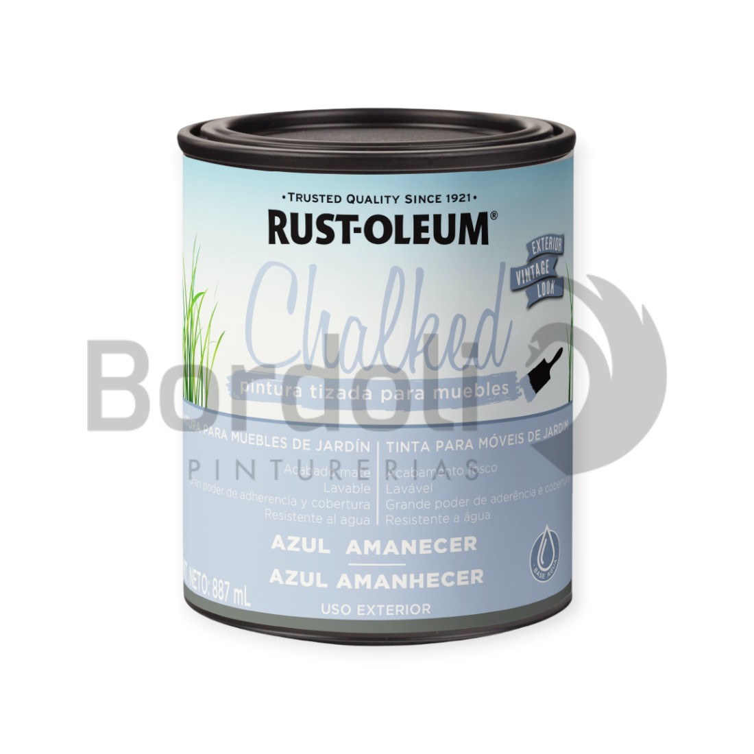 RUSTOLEUM EXT BROCH AZUL AMANECER ULTRA MATE 887ML