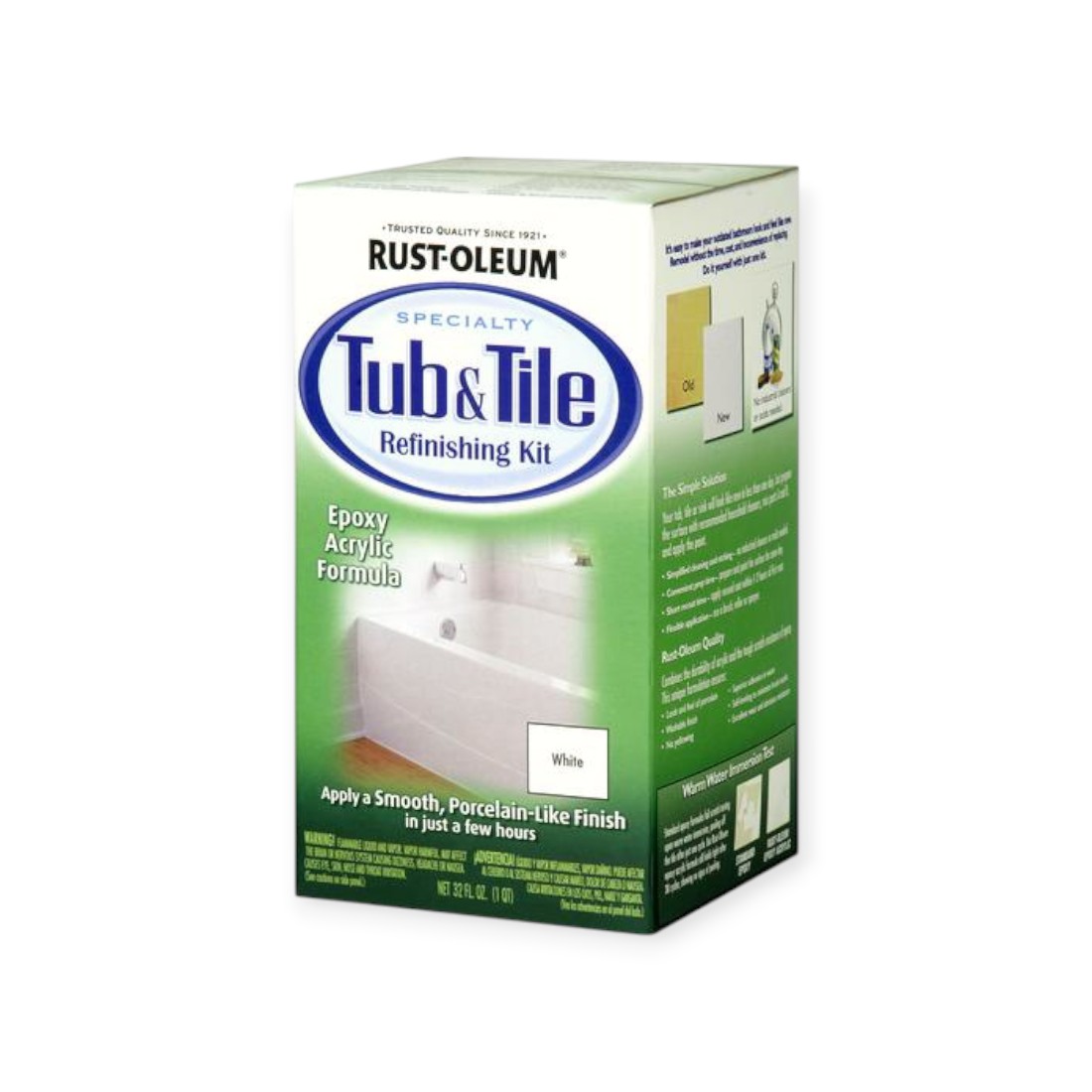 RUSTOLEUM US SPECIALTY TUB&amp;TILE BAÑ Y AZULE KIT BCO BRILL