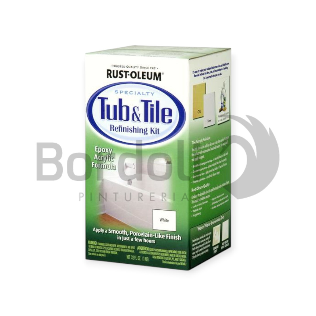 RUSTOLEUM US SPECIALTY TUB&amp;TILE BAÑ Y AZULE KIT BCO BRILL