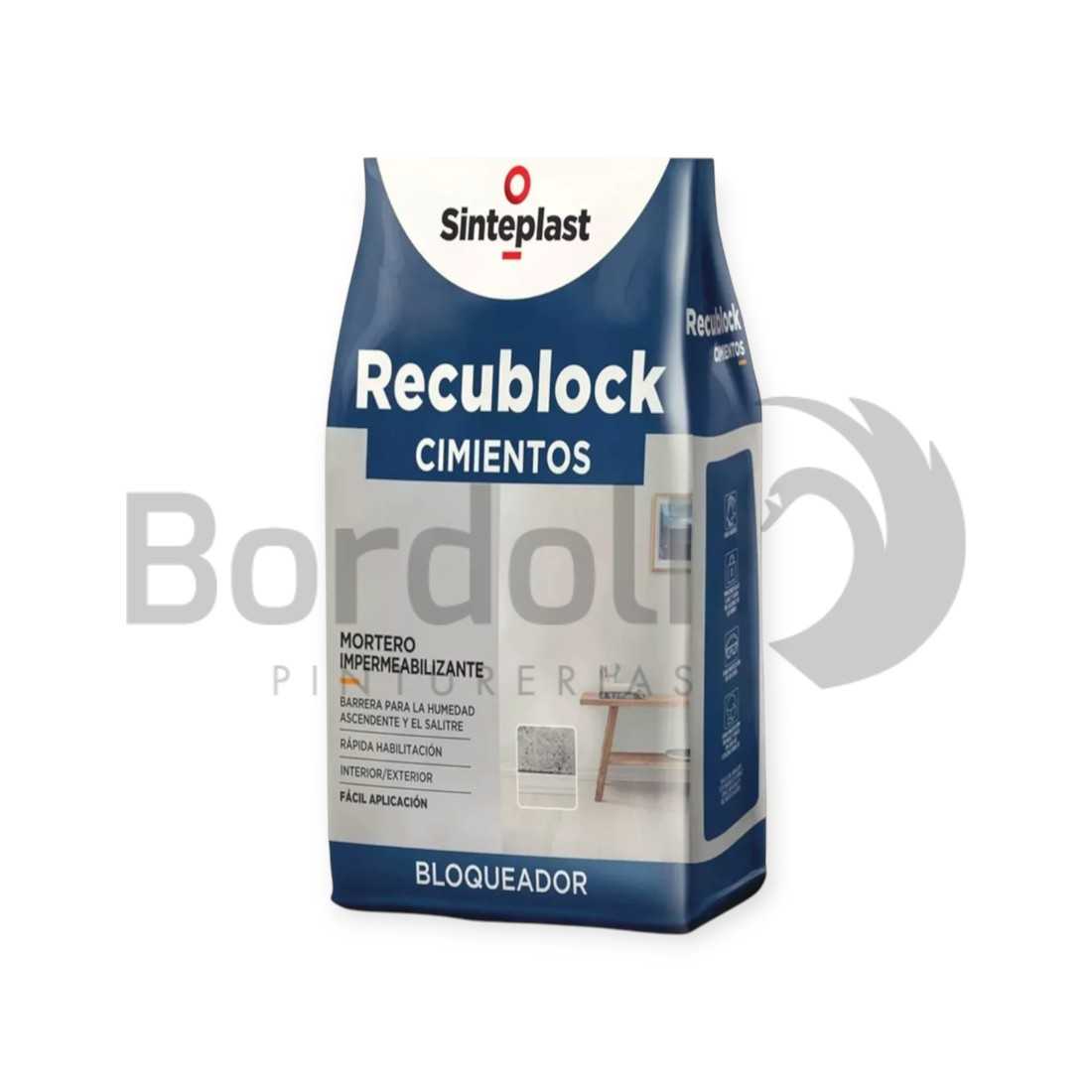 SINTEPLAST RECUBLOCK CIMIENTOS - 12KG