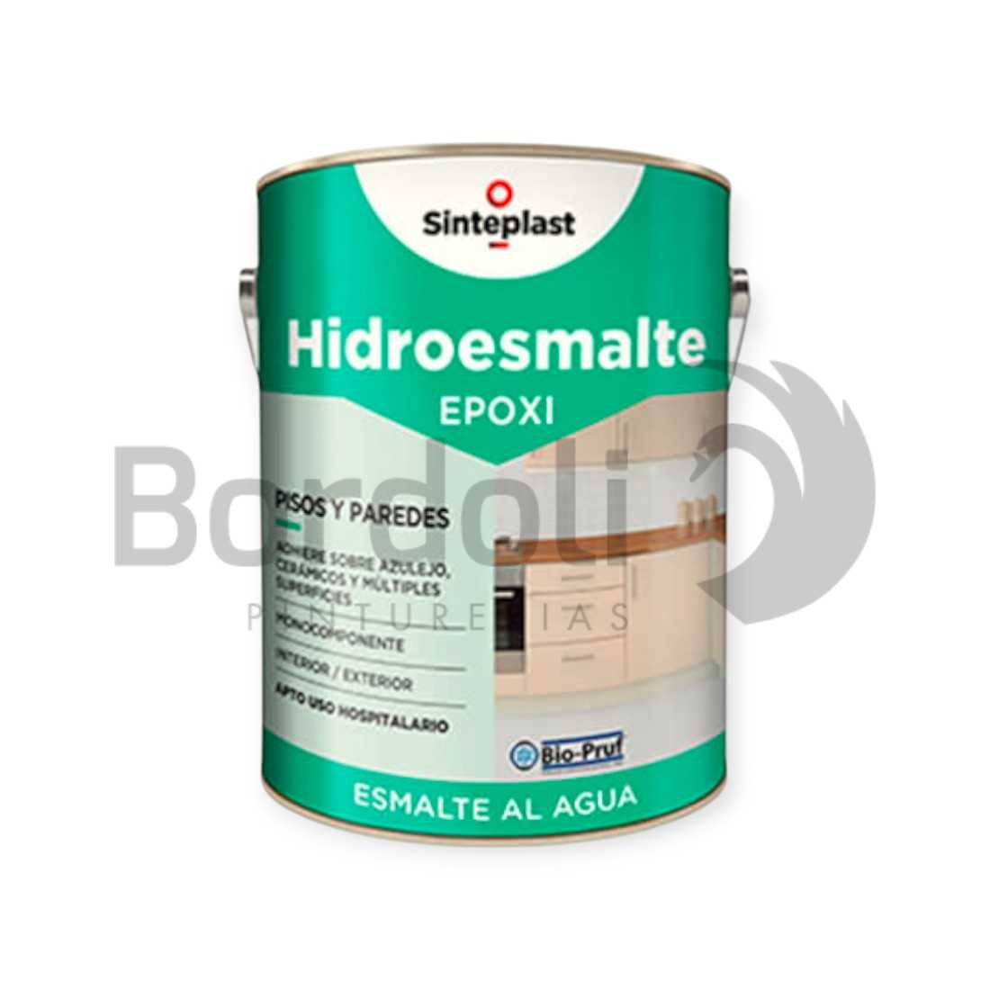 RECUPLAST HIDROESMALTE EPOXI MONOCOM NEGRO - 1LT