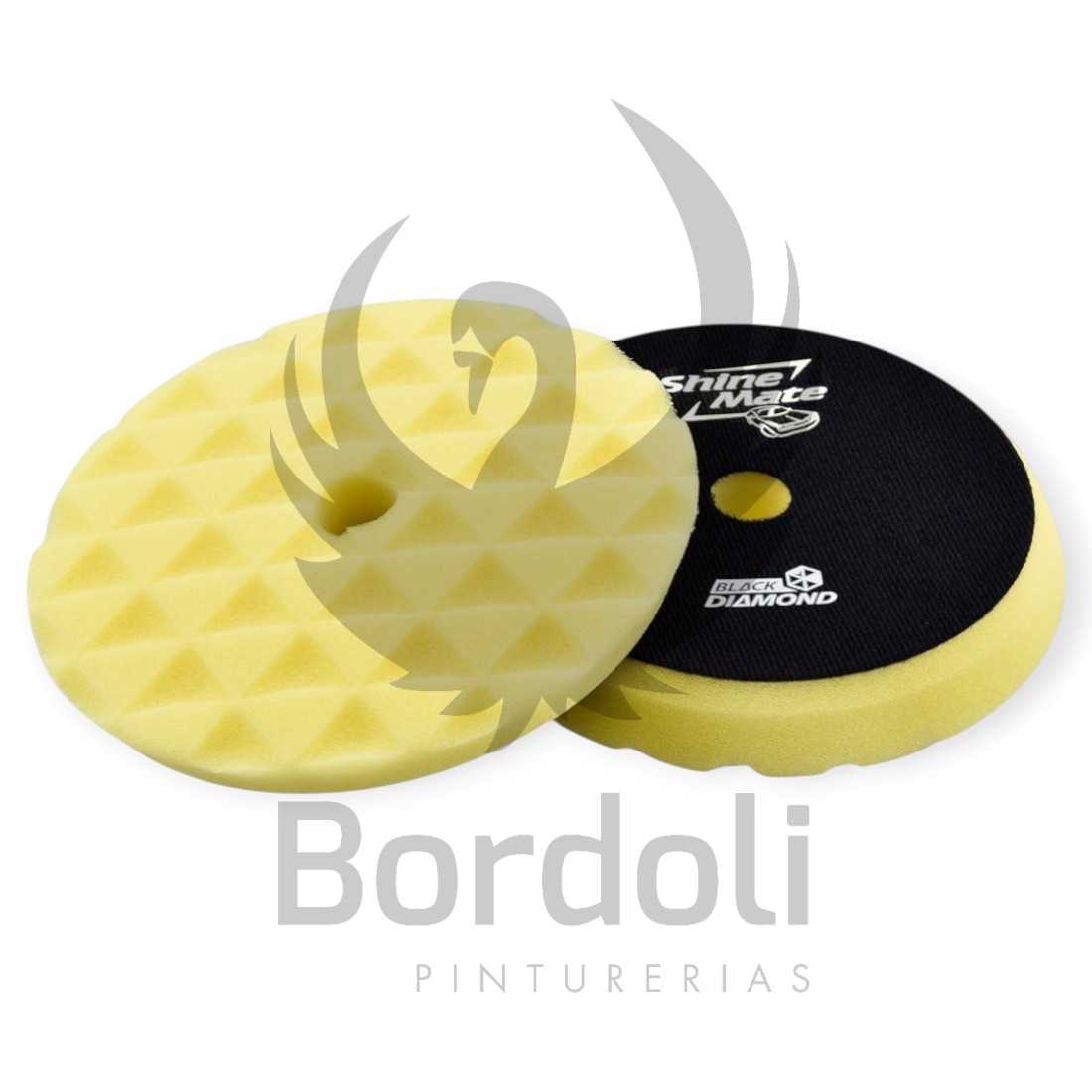 SHINE MATE PAD ROTORBITAL ESPUMA DIAMOND AMARILLO 5&#039;