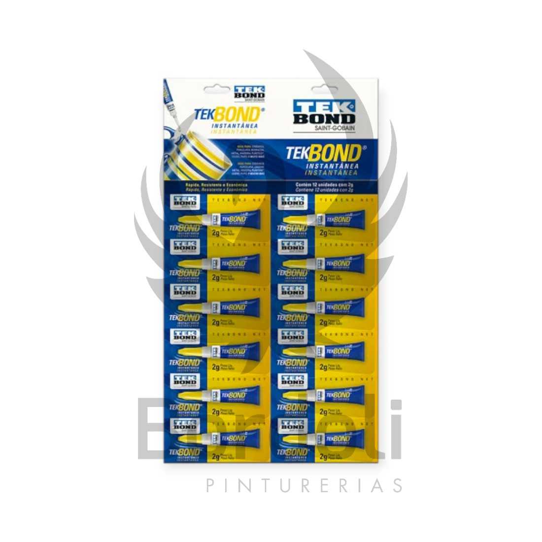 TB ADHESIVO INSTANTANEO CIANOACRILATOS 12X2G