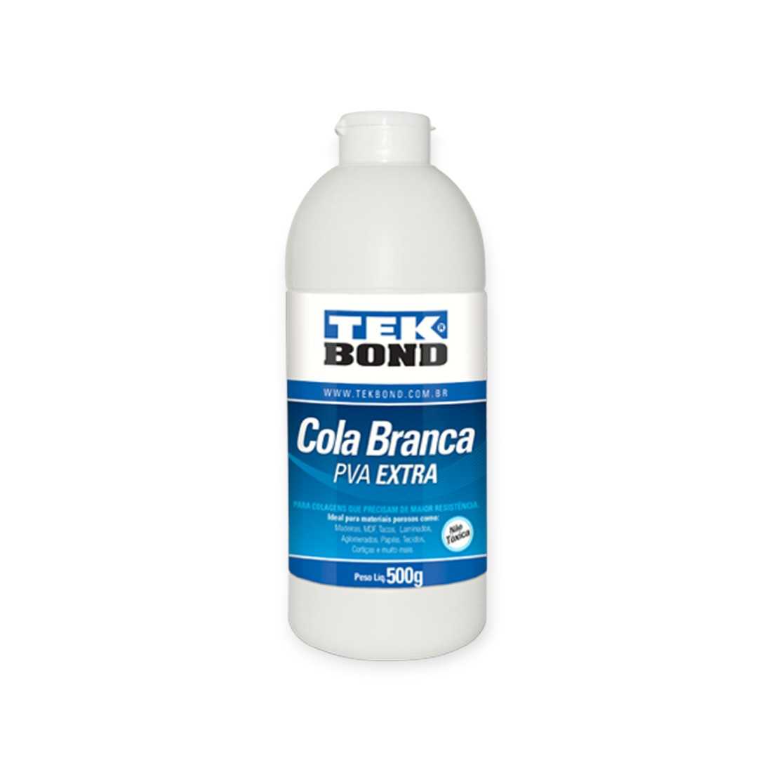 TB ADHESIVO COLA BLANCA PVA EXTRA 500G FRASCO