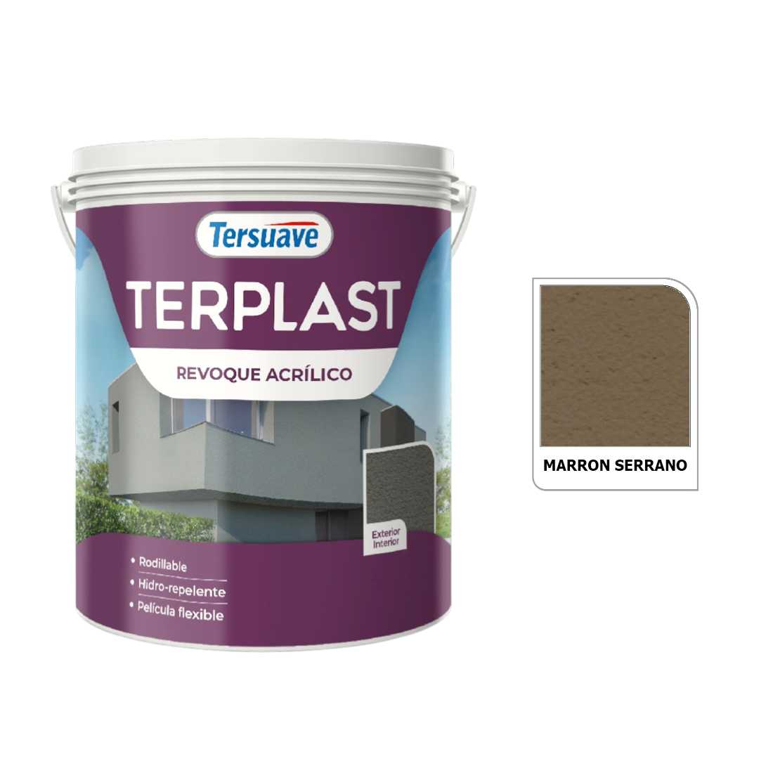 TERSUAVE TERPLAST REV. ACRIL. MARRON SERRANO 5K