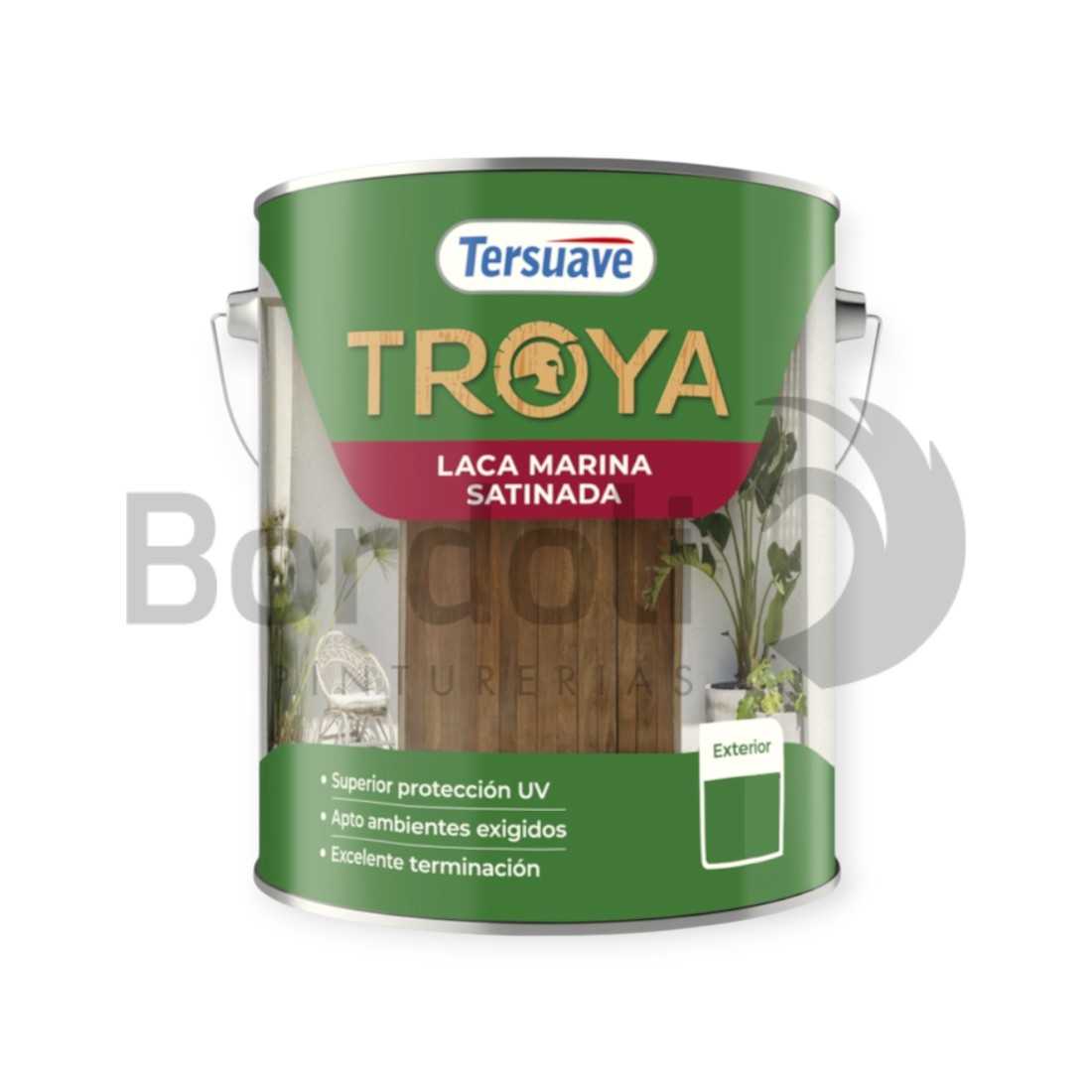TERSUAVE TROYA LACA POLIACRILICA SATINADO X 1 LT