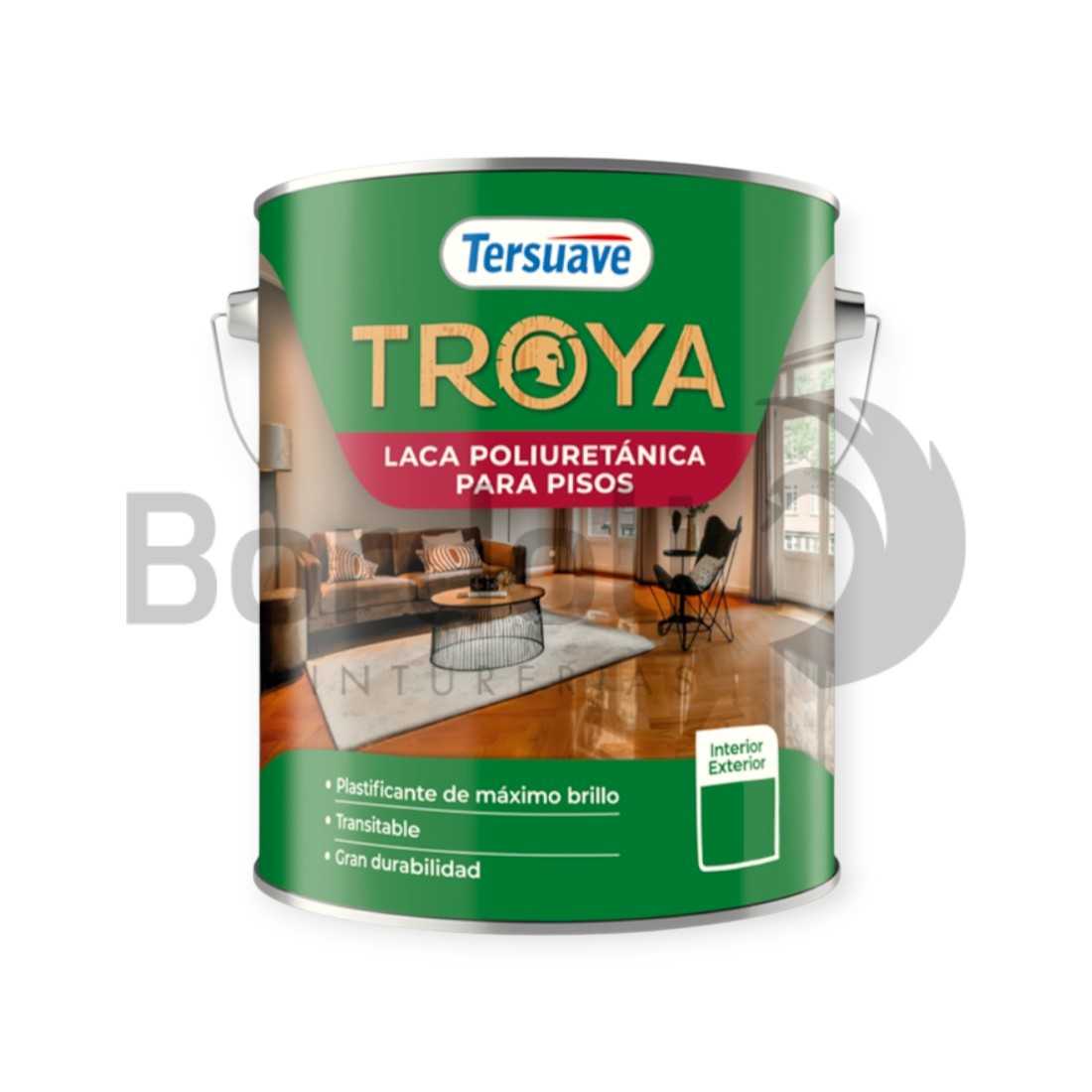 TERSUAVE TROYA LACA POLIURETANICA BRILLANTE X 4 LT