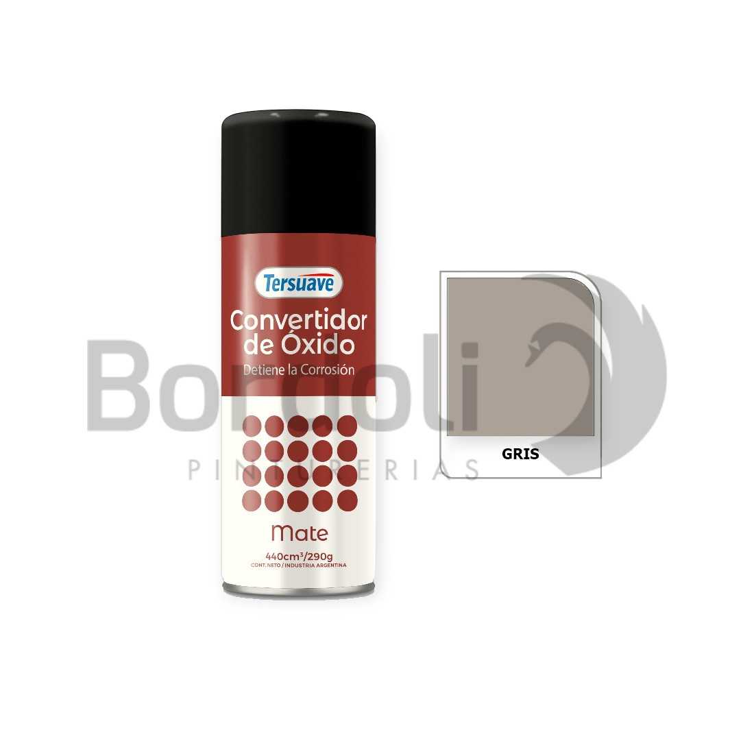 TERSUAVE AEROSOL CONV. DE OXIDO GRIS X 440 CC