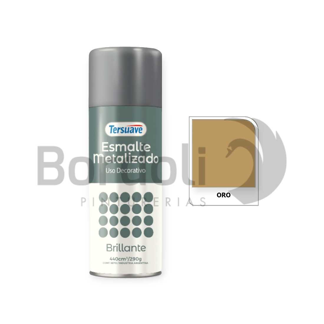 TERSUAVE AEROSOL ESM. METALIZADO BRILLANTE ORO X 440 CC
