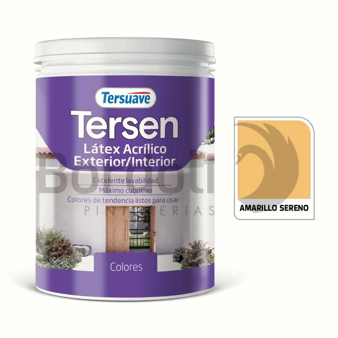 TERSUAVE TERSEN LATEX EXT-INT MATE AMARILLO SERENO X 1 LT