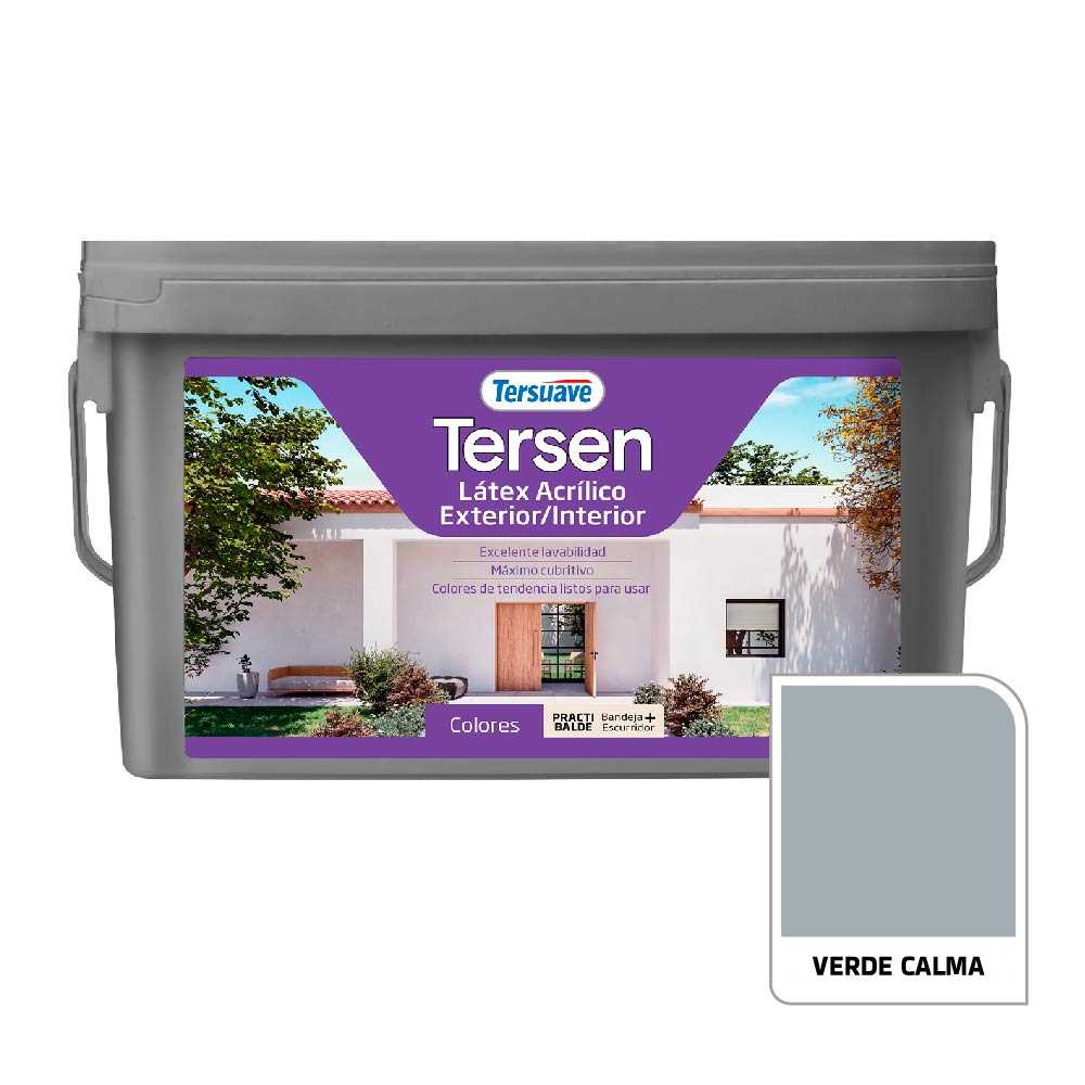 TERSUAVE TERSEN LATEX EXT-INT MATE VERDE CALMA X4LT