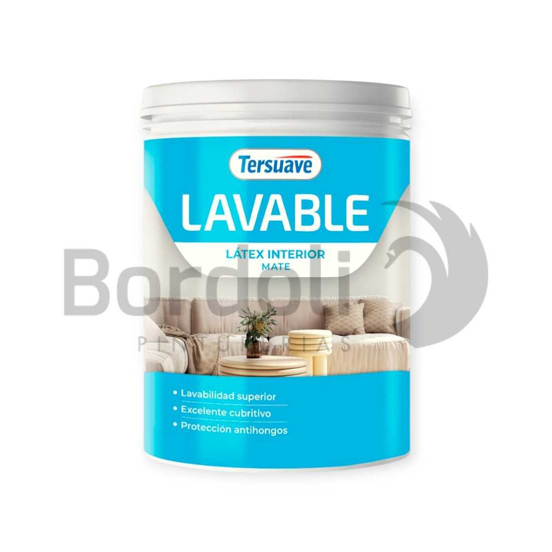 TERSUAVE LAVABLE REV. INT BLANCO MATE X 1 LT