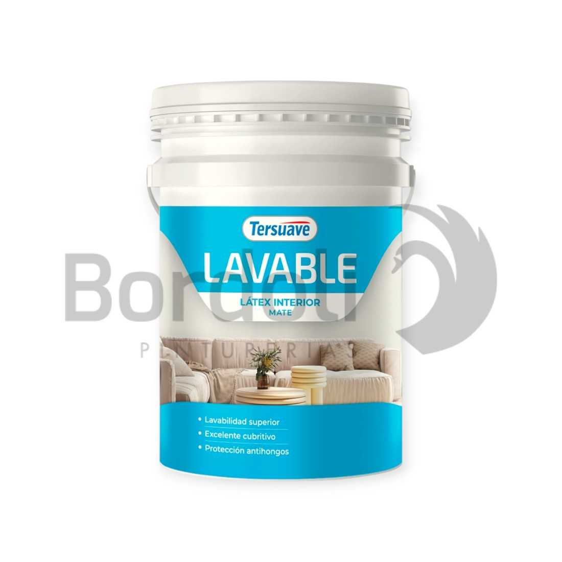 TERSUAVE LAVABLE REV. INT BLANCO MATE X 20 LT