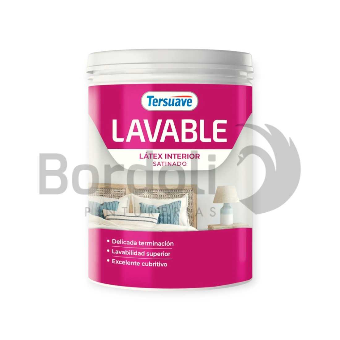 TERSUAVE LAVABLE REV. ESTIRENADO INT SATINADO BLANCO X 1 LT