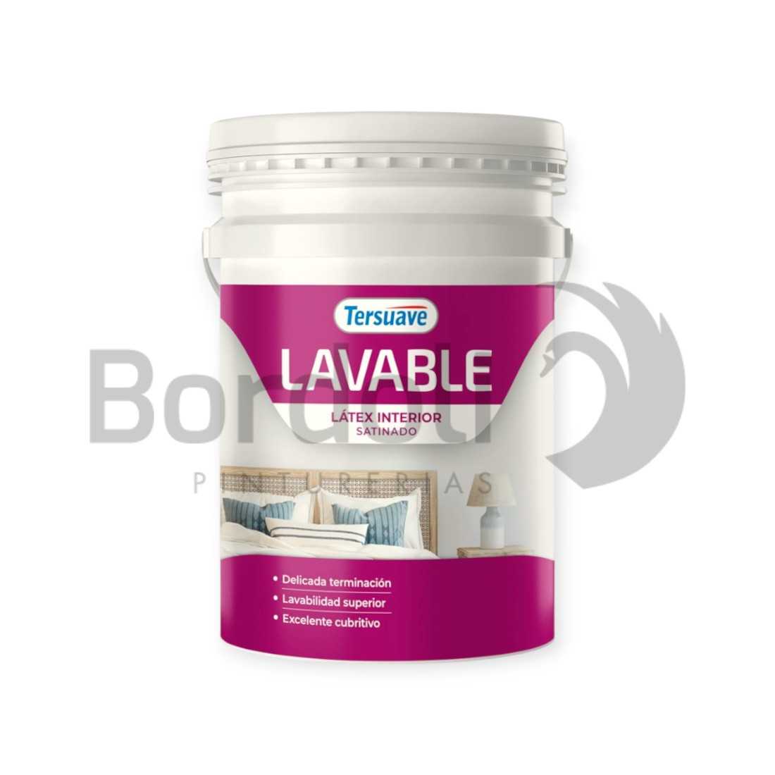 TERSUAVE LAVABLE REV. ESTIRENADO INT SATINADO BLANCO X 20 LT
