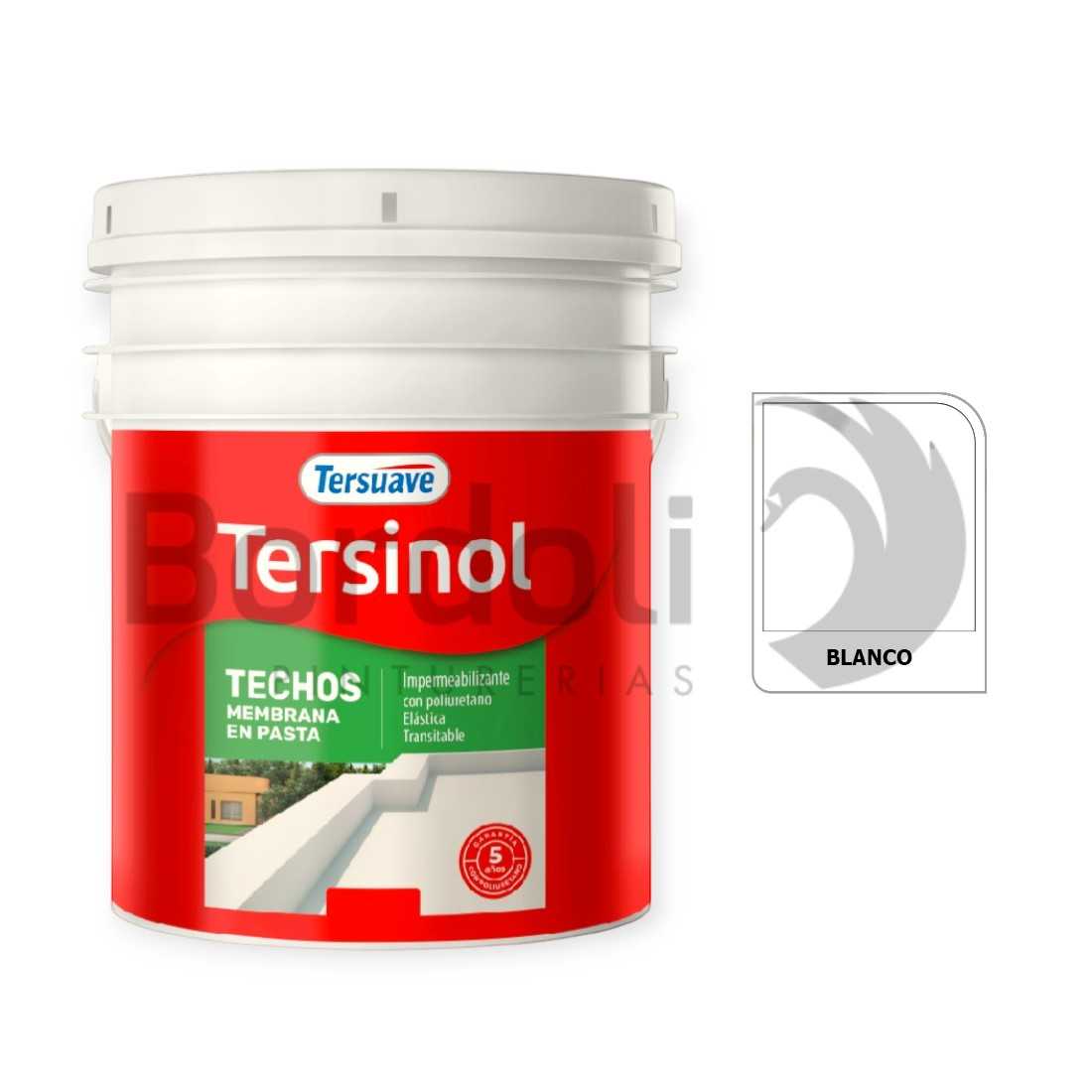 TERSUAVE TERSINOL TECHO MEMB EN PASTA BLANCO X 10 KG