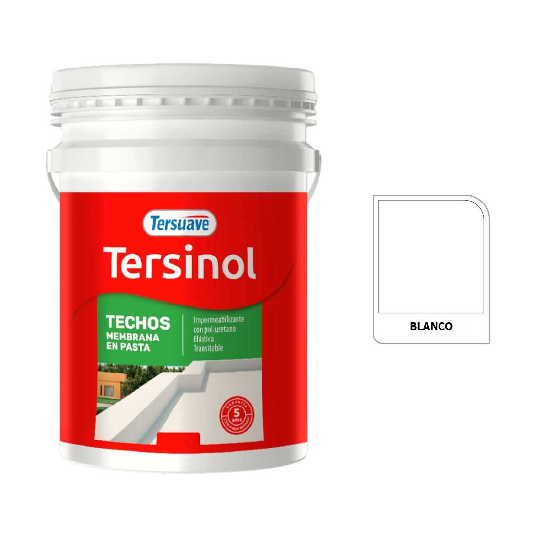 TERSUAVE TERSINOL TECHO MEMB EN PASTA BLANCO X 20 KG