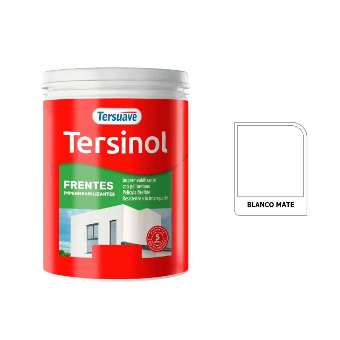 TERSUAVE TERSINOL IMPER. FRENTES MATE BLANCO X 1.25 KG