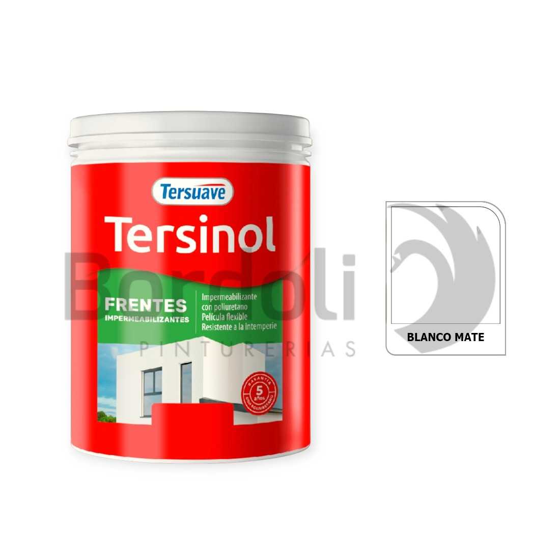 TERSUAVE TERSINOL IMPER. FRENTES MATE BLANCO X 1.25 KG