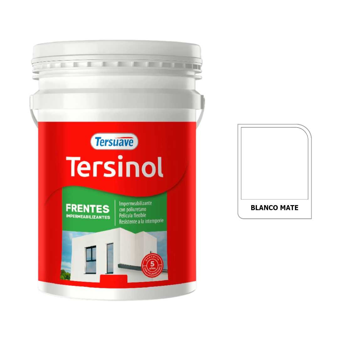 TERSUAVE TERSINOL IMPER. FRENTES MATE BLANCO X 25 KG