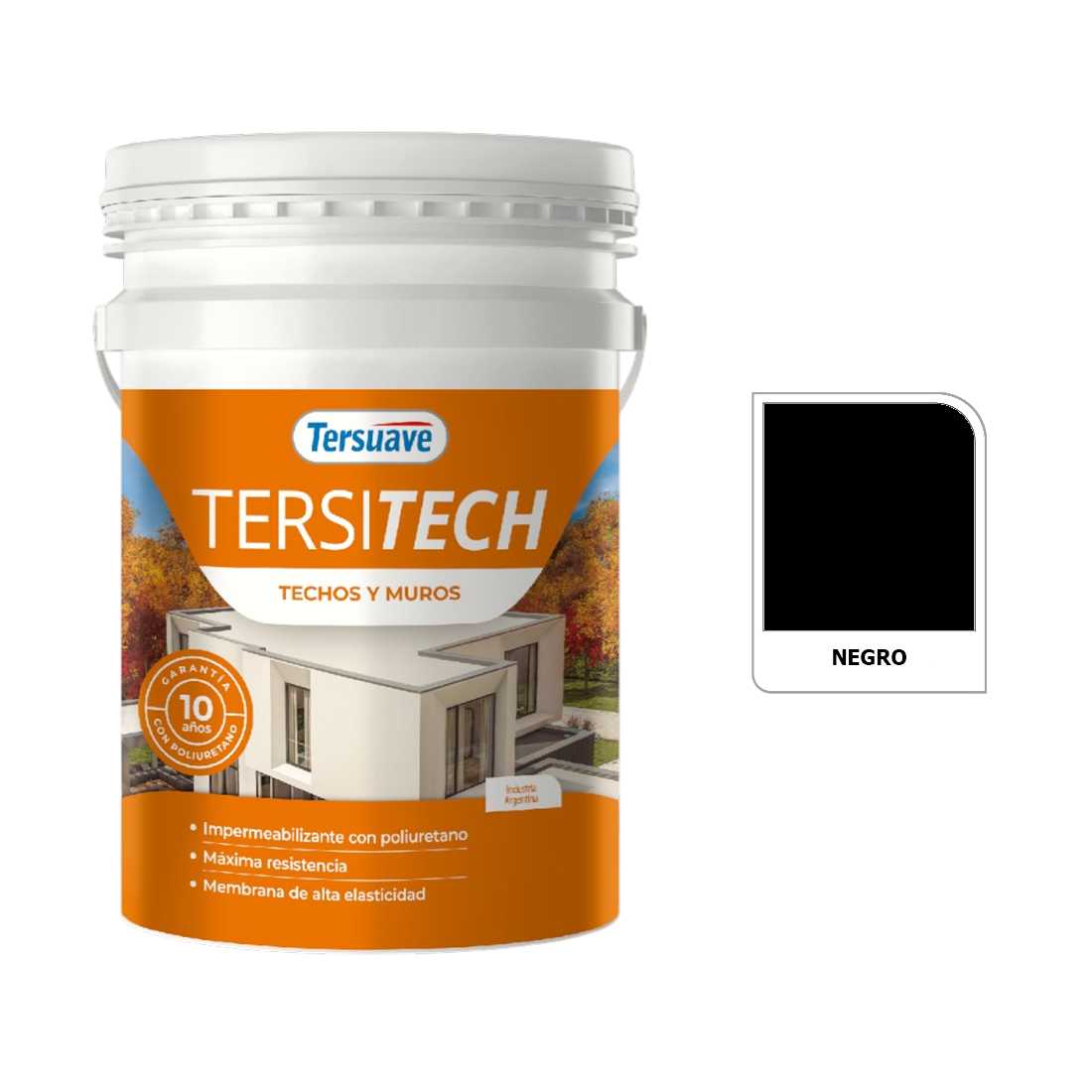 TERSUAVE TERSITECH IMPER T/MUROS NEGRO X 20 KG