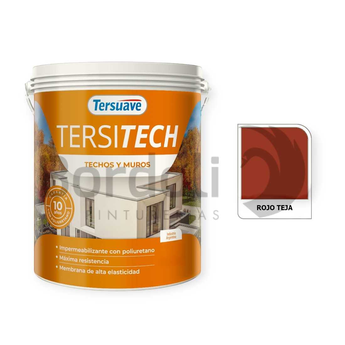 TERSUAVE TERSITECH IMPER T/MUROS ROJO TEJA X 4 KG