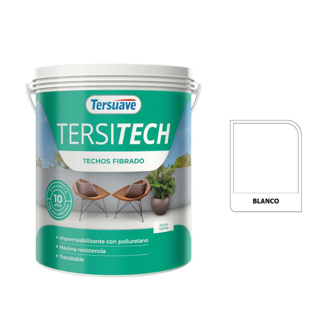 TERSUAVE TERSITECH IMPER FIBRADO T/M  BLANCO X 1 KG