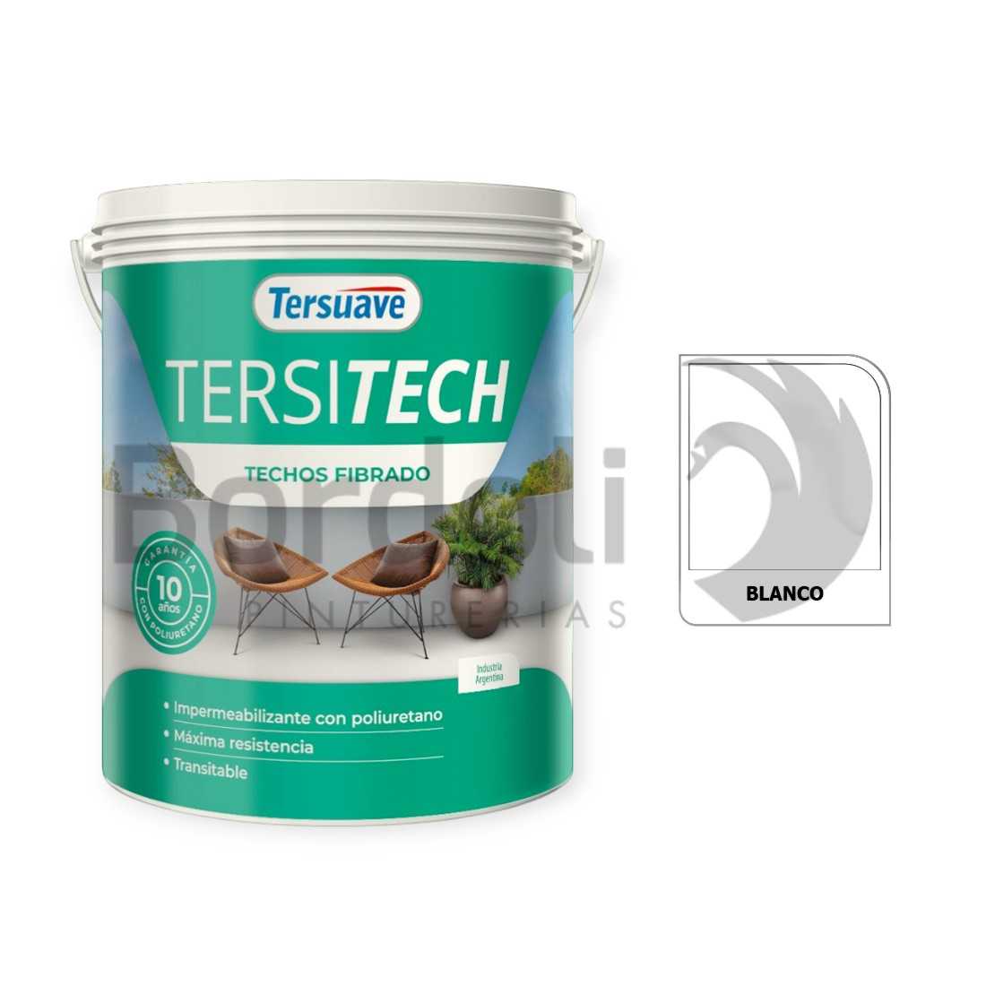 TERSUAVE TERSITECH IMPER FIBRADO T/M BLANCO X 4 KG