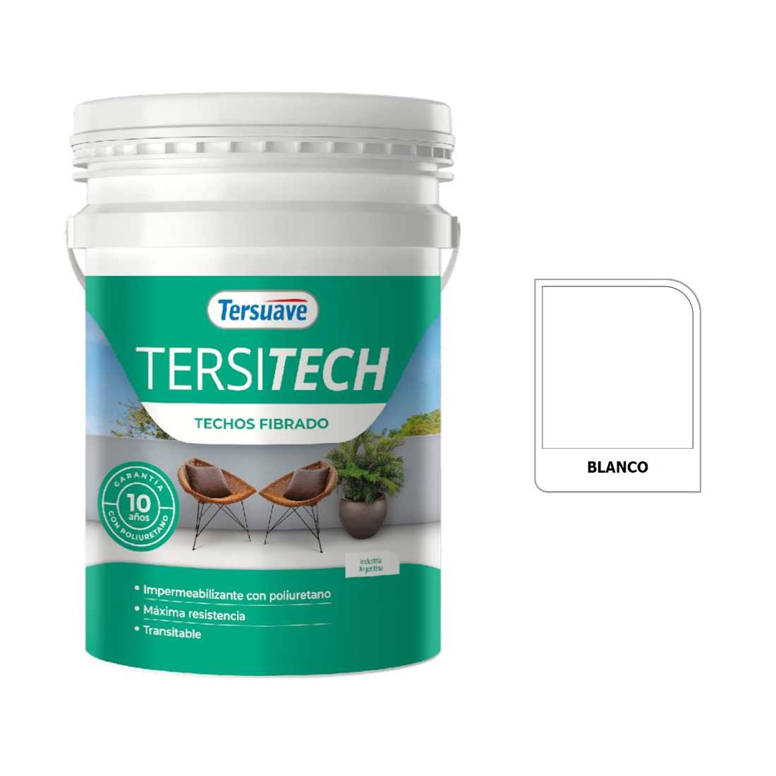 TERSUAVE TERSITECH IMPER FIBRADO T/M BLANCO X 20 KG