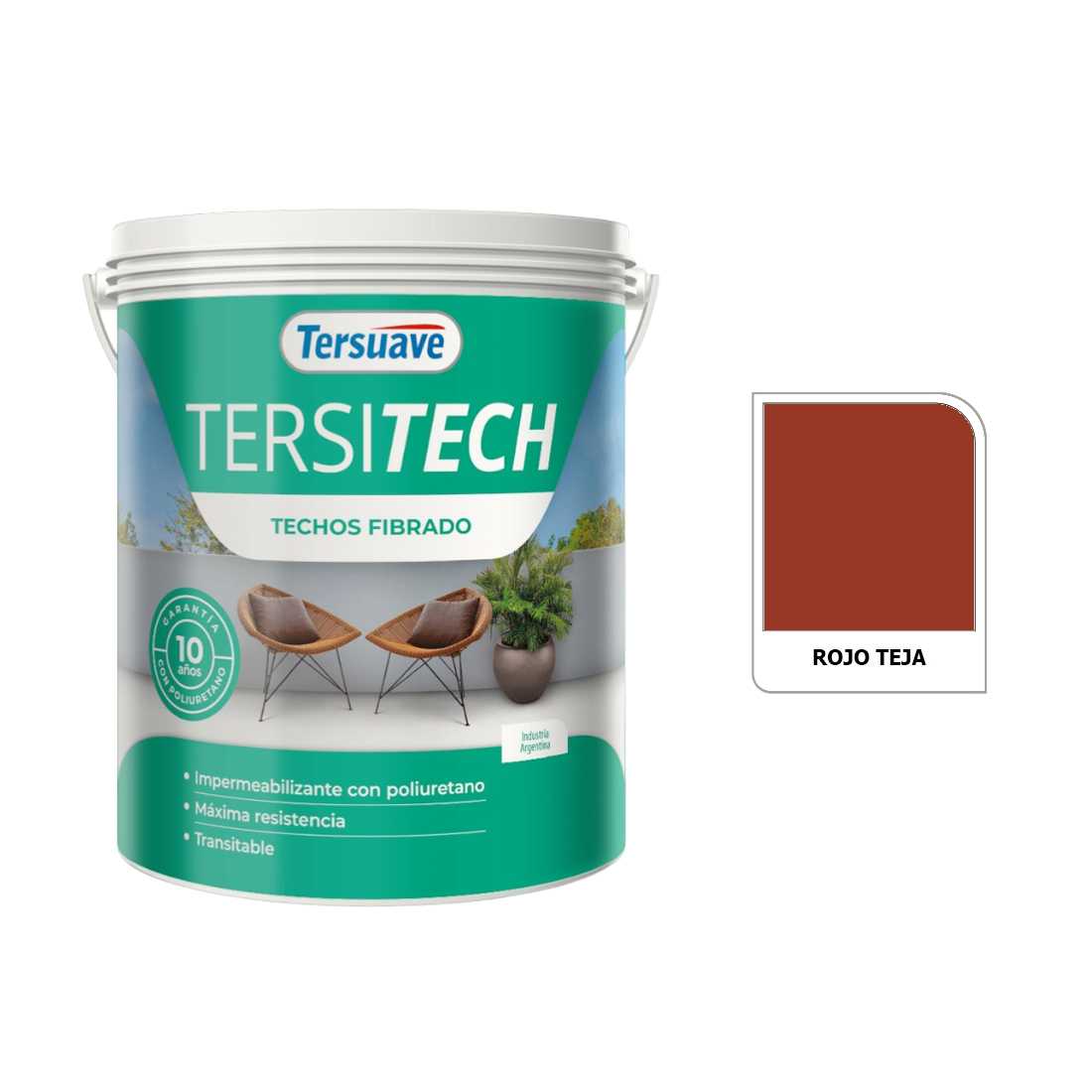 TERSUAVE TERSITECH IMPER FIBRADO T/M ROJO TEJA X 1 KG