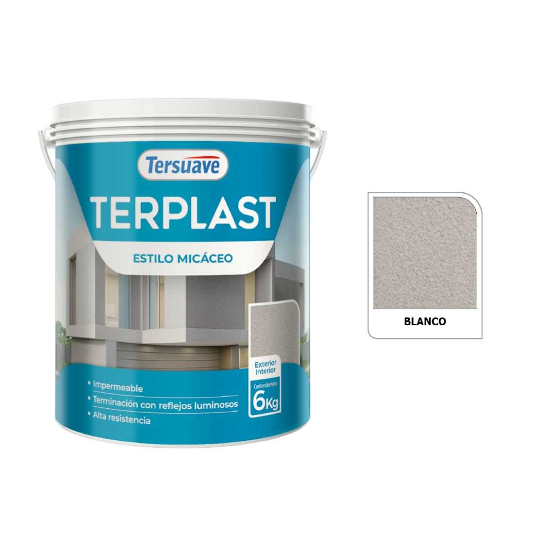 TERSUAVE TERPLAST MICACEO BLANCO 6KG