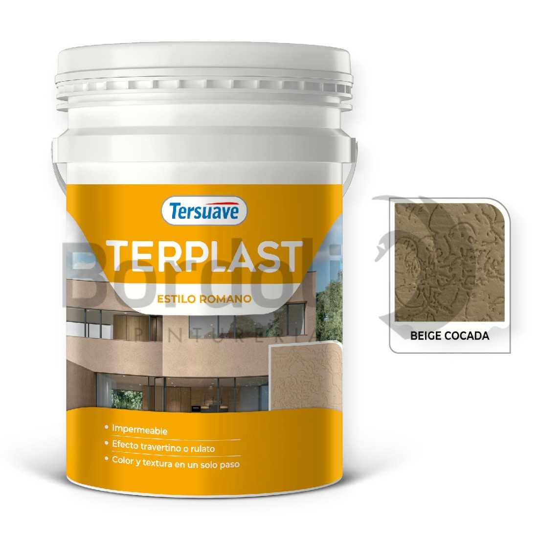 TERSUAVE TERPLAST ROM. MED. BEIGE COCADA 25KG