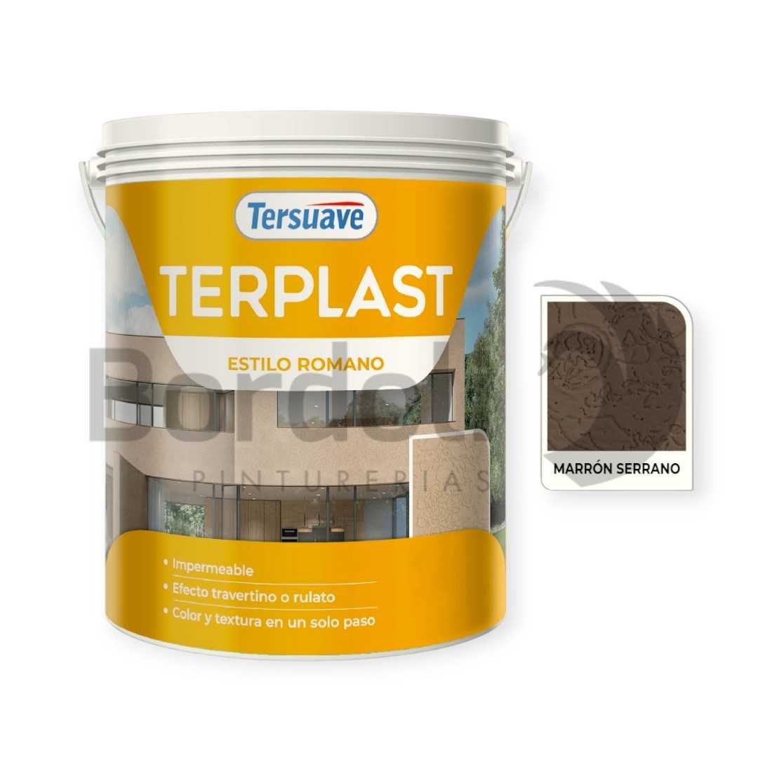 TERSUAVE TERPLAST ROM. MED. MARRON SERRANO 6KG