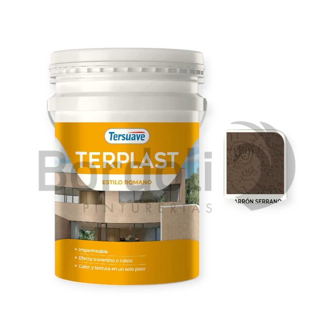TERSUAVE TERPLAST ROM. MED. MARRON SERRANO 25KG