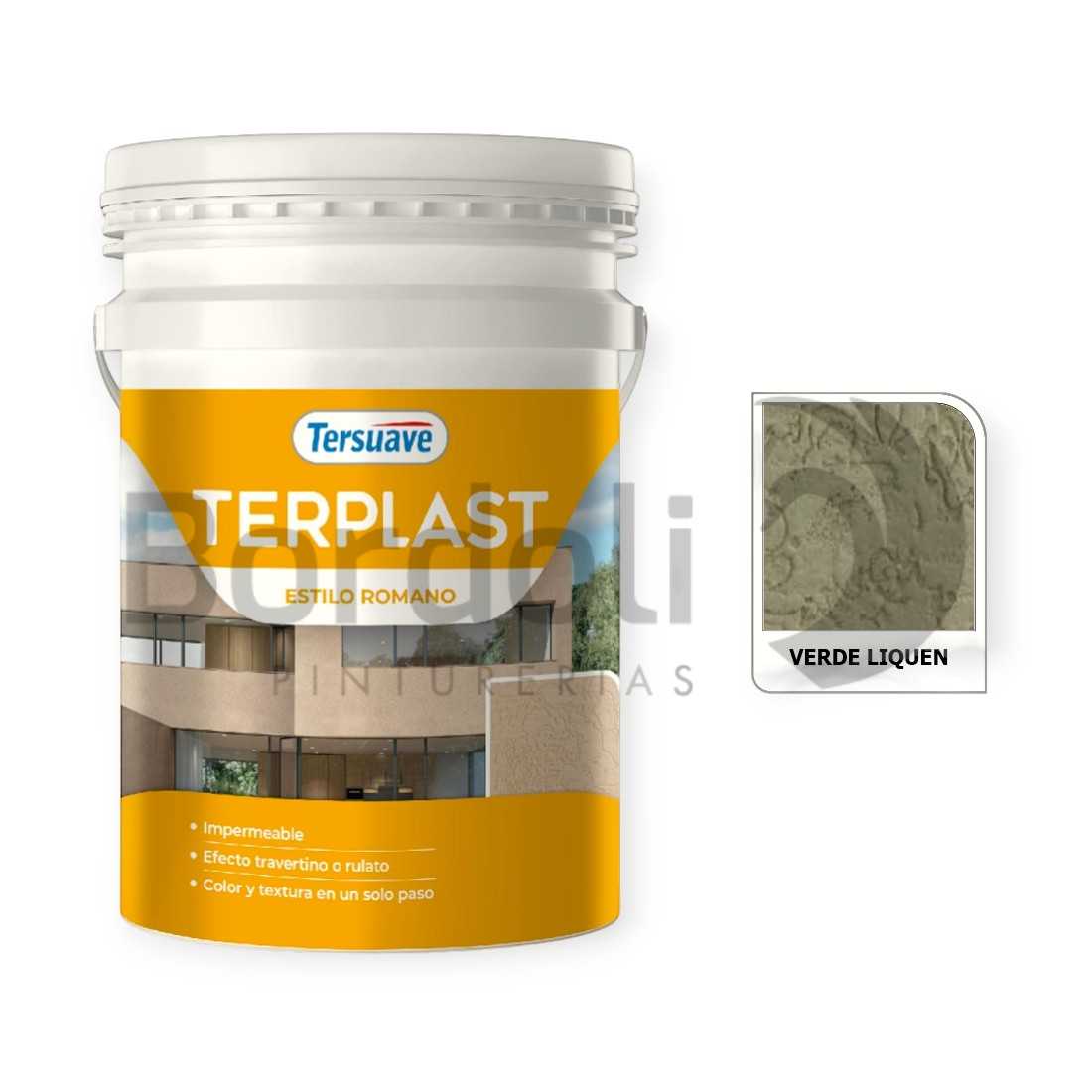 TERSUAVE TERPLAST ROM. MED. VERDE LIQUEN 30KG