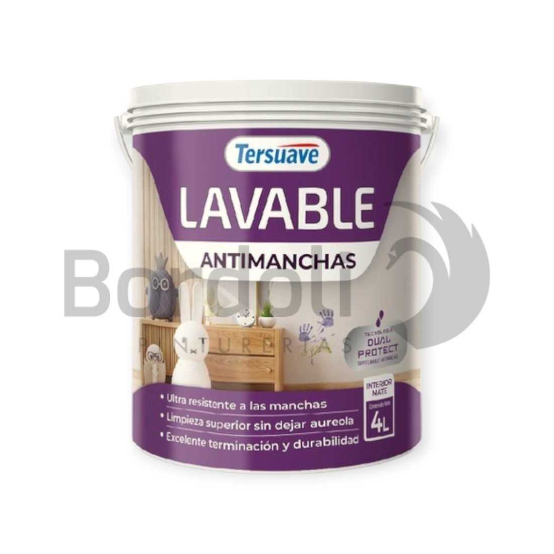 TERSUAVE ANTIMANCHAS INT BLANCO MATE X 4LT