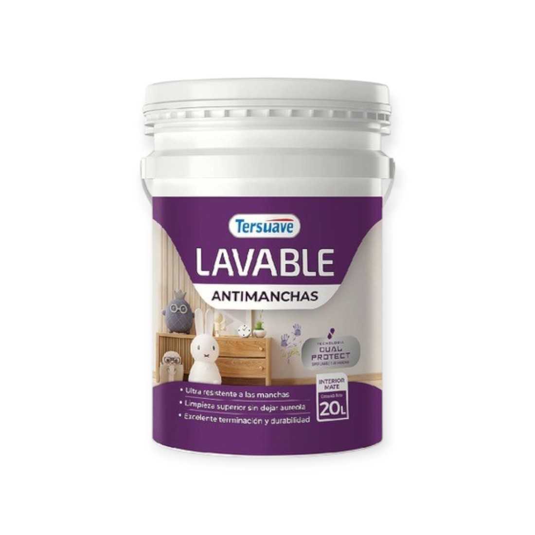 TERSUAVE ANTIMANCHAS INT BLANCO MATE X 20 LT