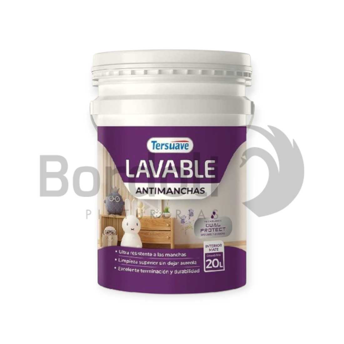 TERSUAVE ANTIMANCHAS INT BLANCO MATE X 20 LT