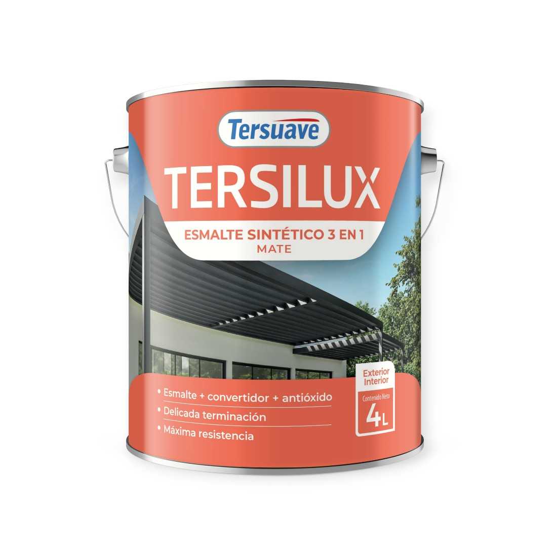 TERSUAVE ESM. SINT. MATE NEGRO X 4 LT