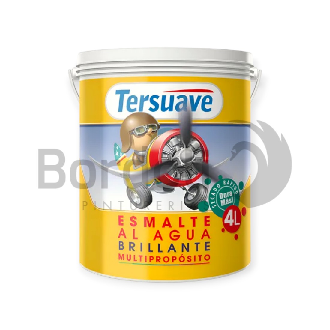 TERSUAVE ESM. SEC RAP B ACUOSA BRILLANTE BLANCO X 4 LT