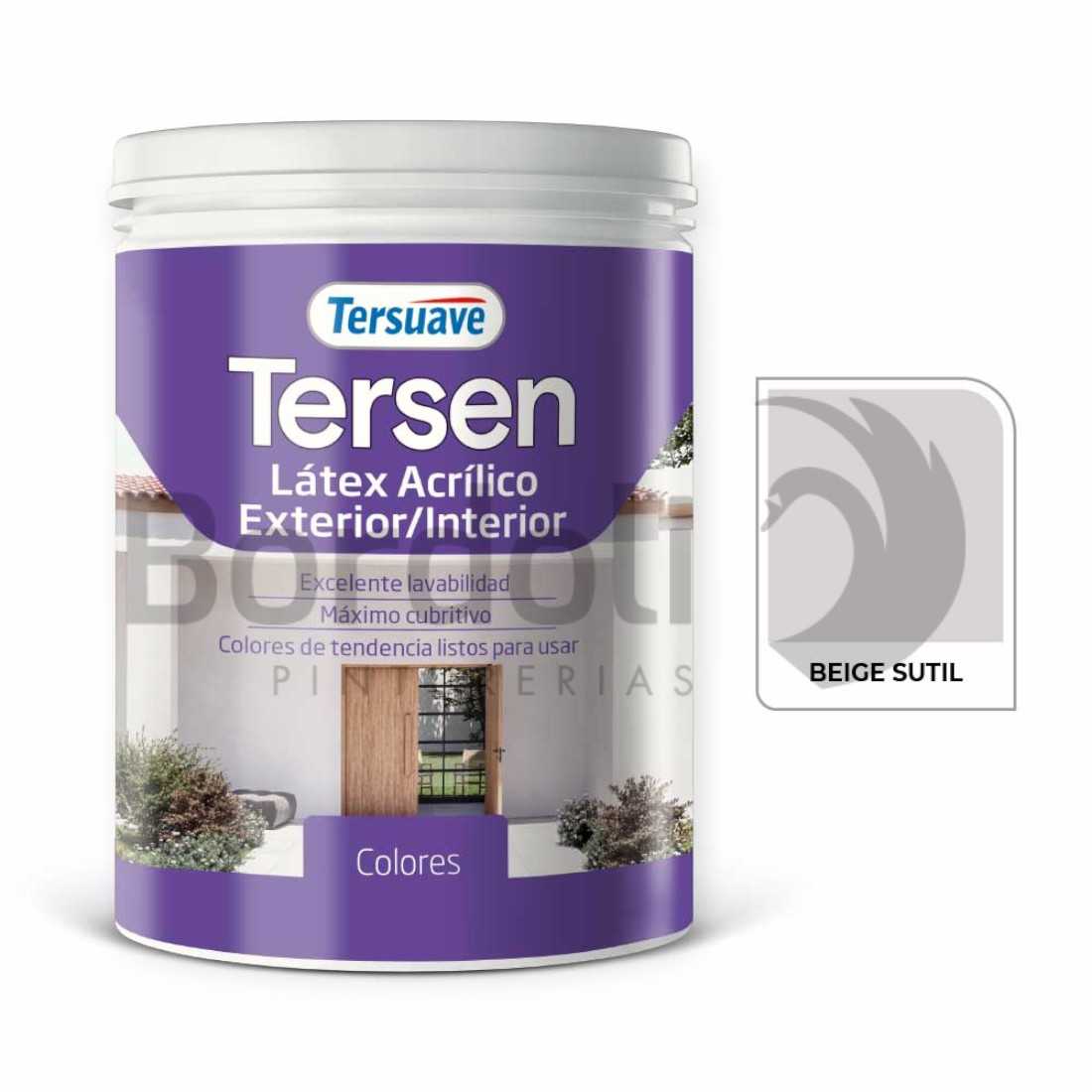 TERSUAVE TERSEN LATEX EXT-INT MATE BEIGE SUTIL X 1 LT