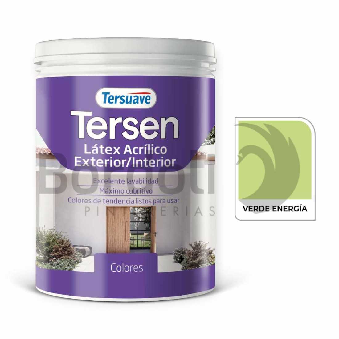 TERSUAVE TERSEN LATEX EXT-INT MATE VERDE ENERGIA X 1 LT