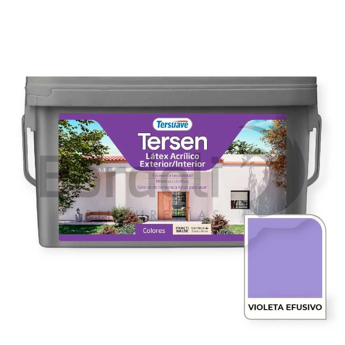 TERSUAVE TERSEN LATEX EXT-INT MATE VIOLETA EFUSIVO X 4 LT