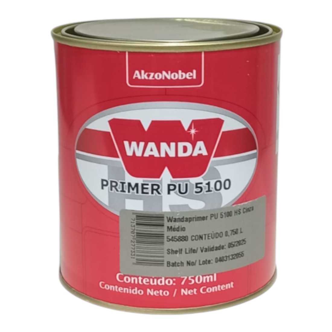 WANDA PRIMER PU 5100HS GRIS- 0,75L.