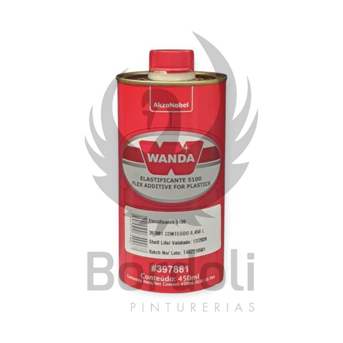 WANDA ELASTIFICANTE P/PLAST 5100 WANDA  - 0,45L.